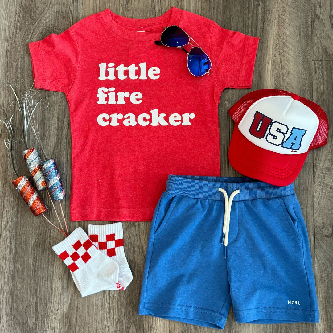 LIttle Fire cracker kids tshirt