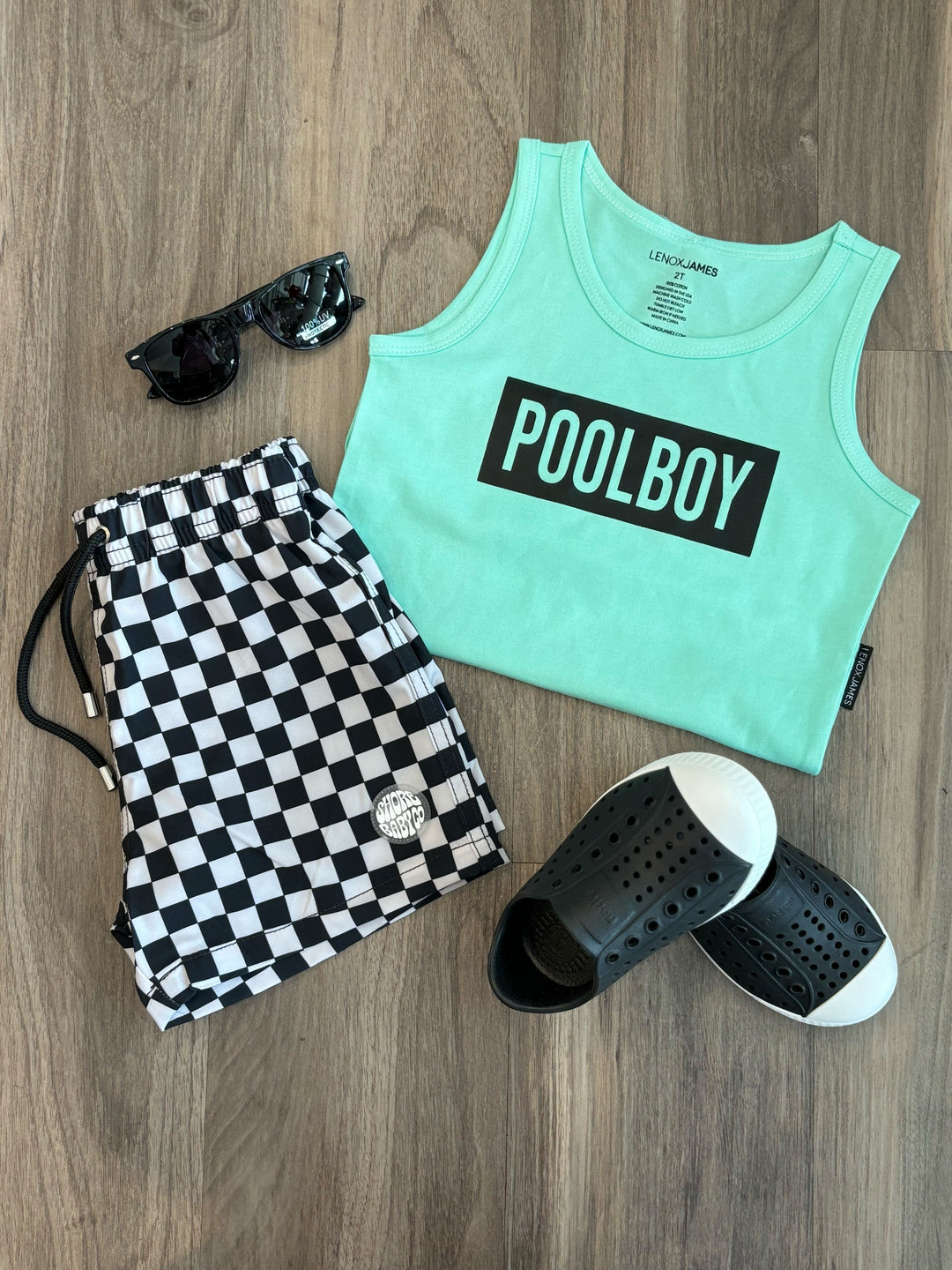 Poolboy kids tank top