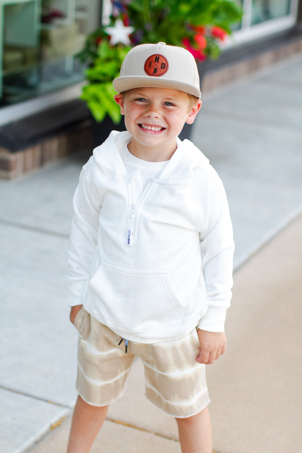 Little Bipsy white hoodie