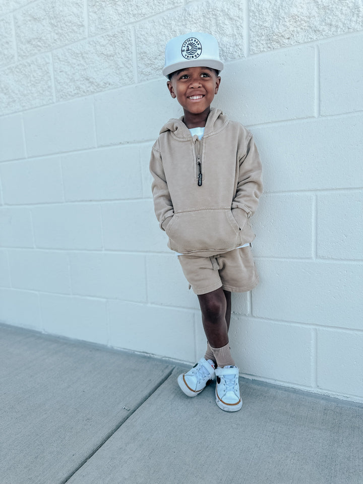 Little Bipsy - Sweatshort in Beige Wash