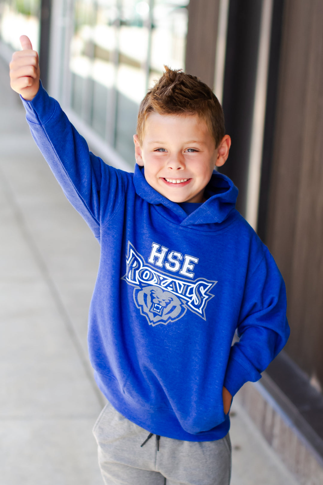 Hamilton Southeastern Royals  - Little Kids' Hoodie in Royal Blue