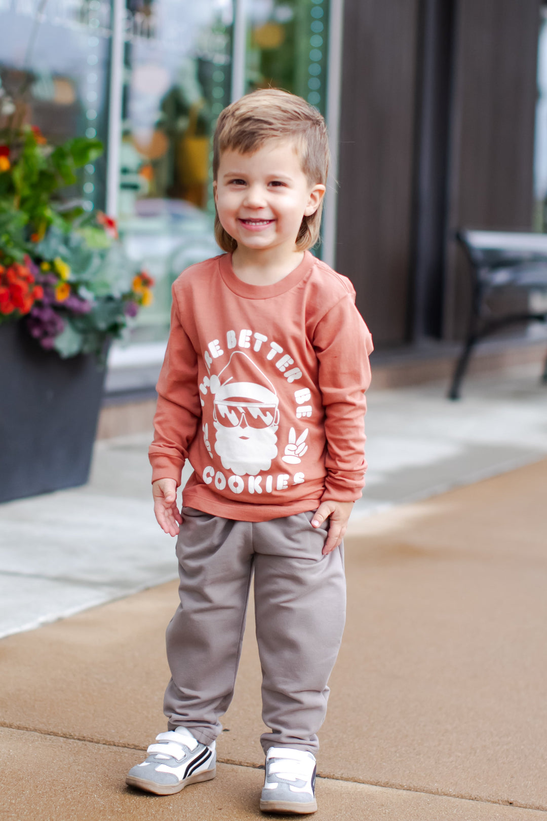 Mayoral - Baby Boys Knit Pants in Brown