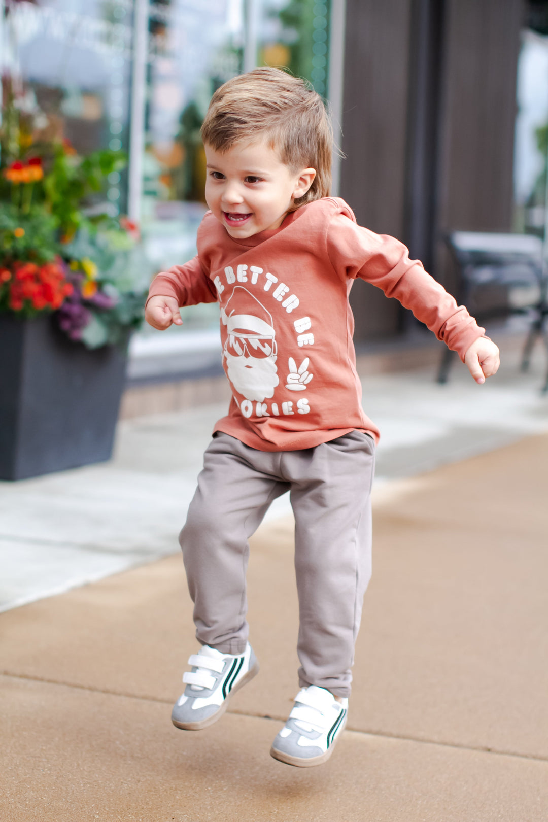 Mayoral - Baby Boys Knit Pants in Brown