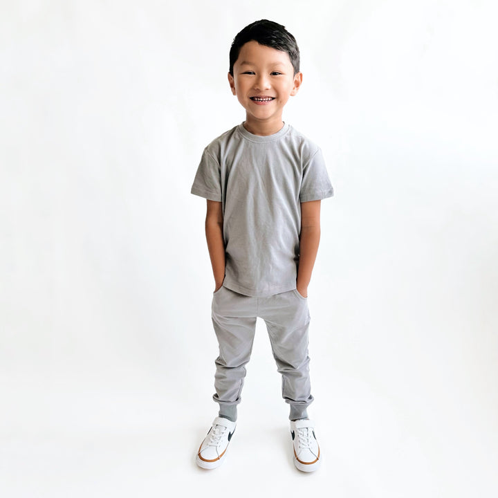 Little Bipsy - Elevated Tees 3-Pack in Greys (4/5 and 8)