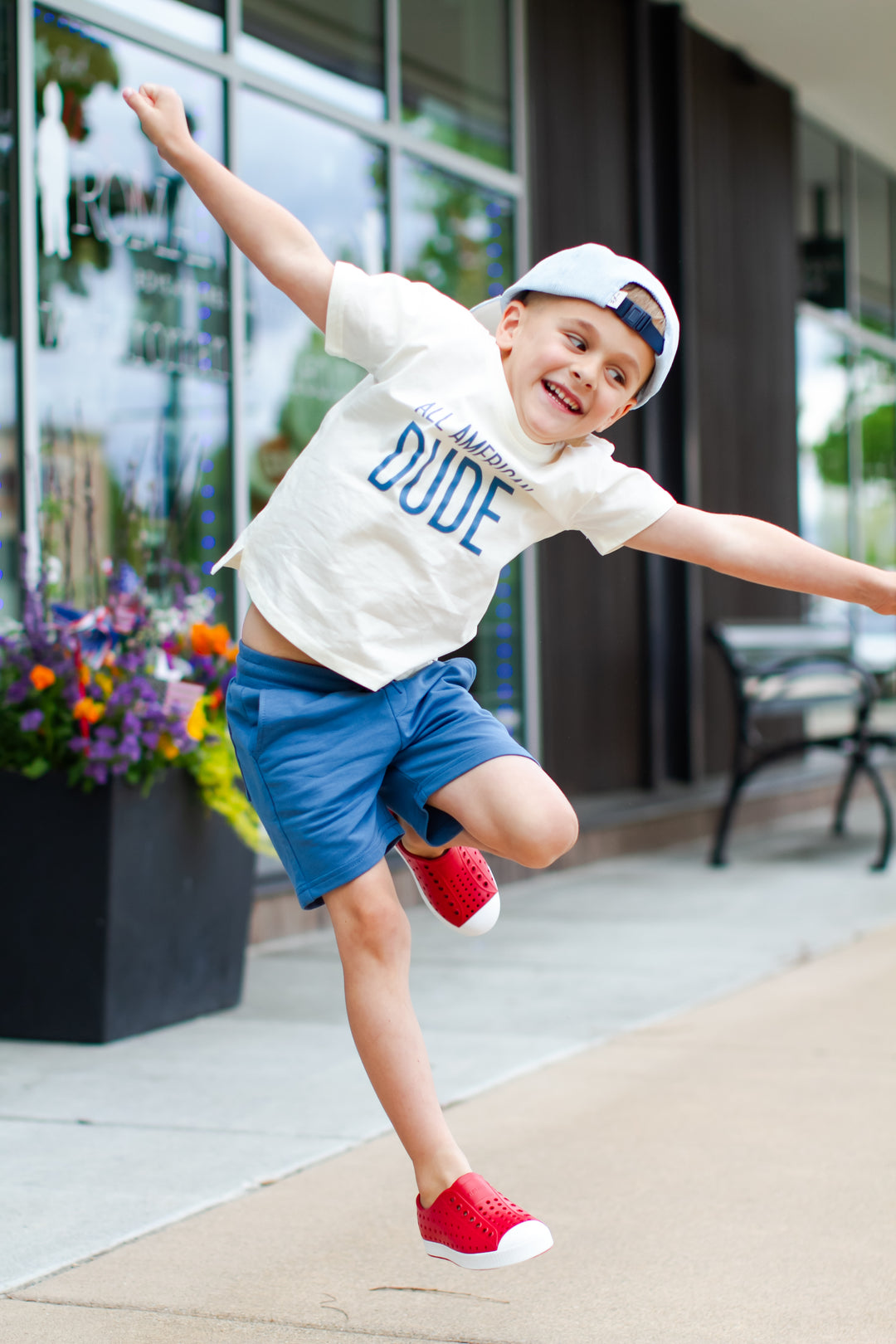 Mayoral - Boys Drawstring Fleece Shorts in Blue