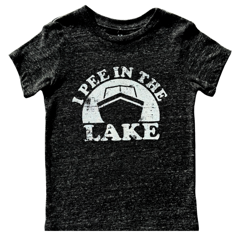 I pee in the Lake kids graphic tee