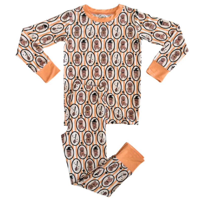 In My Jammers Howl-o-ween Pups Halloween pajamas