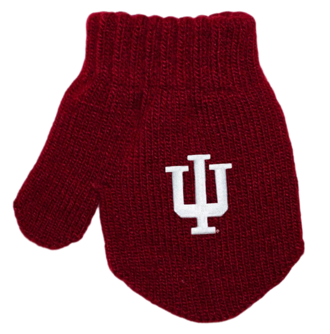 Indiana University IU baby toddler mittens