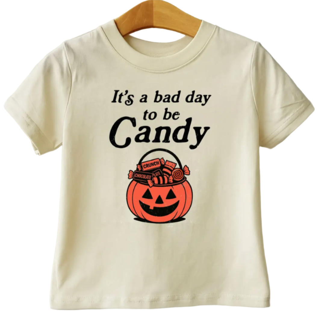It's a bad day to be Candy kids Halloween tee