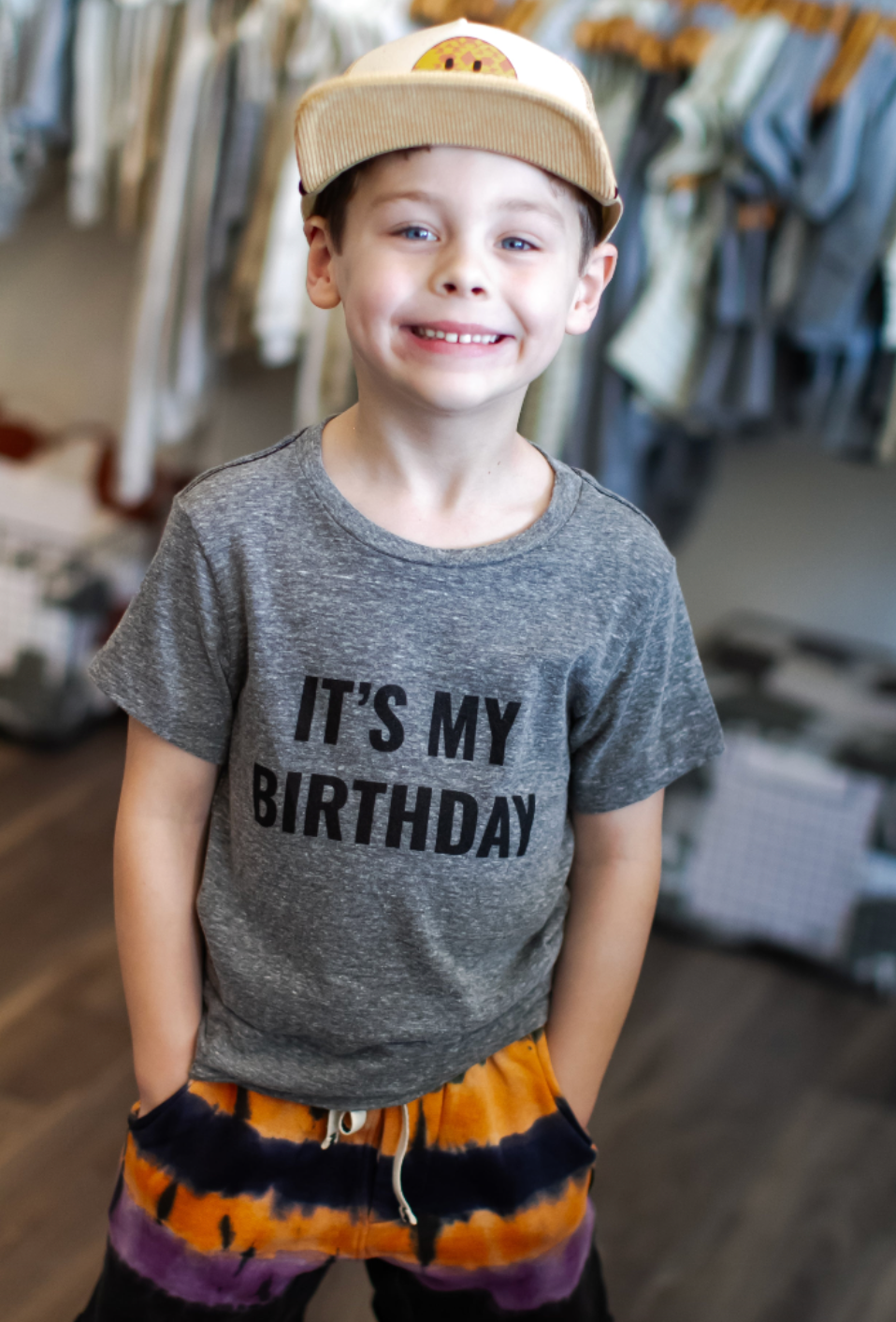 Toddler boys birthday tee