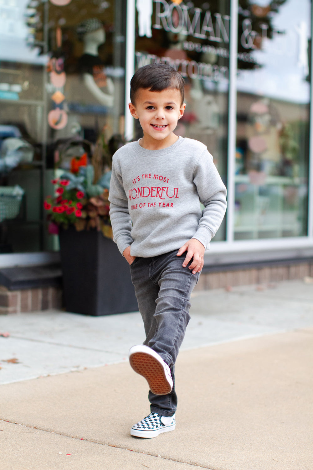 It's the Most Wonderful Time of the Year kids Christmas sweatshirt