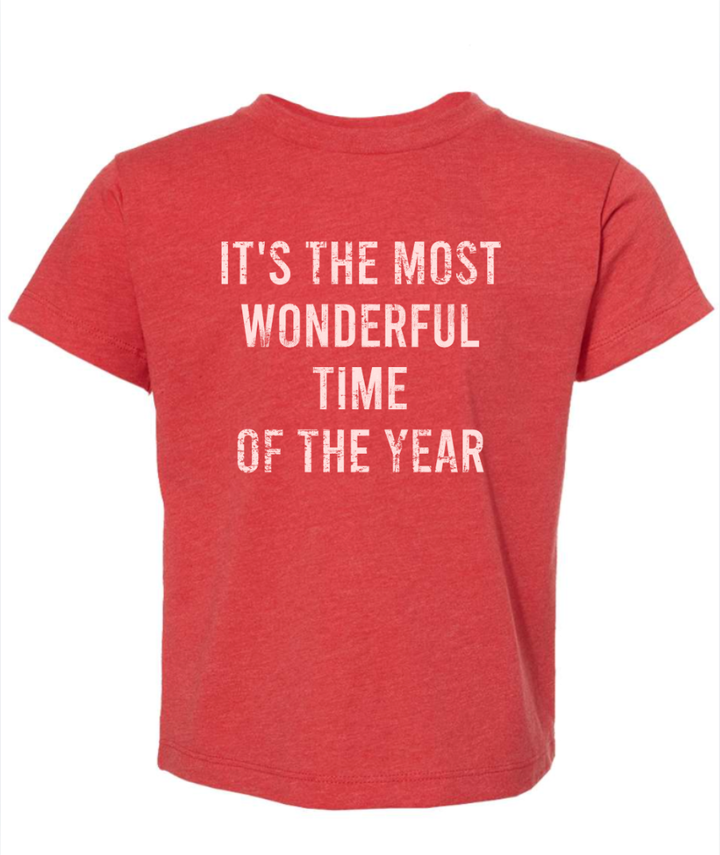 It's the Most Wonderful Time of the Year kids tshirt