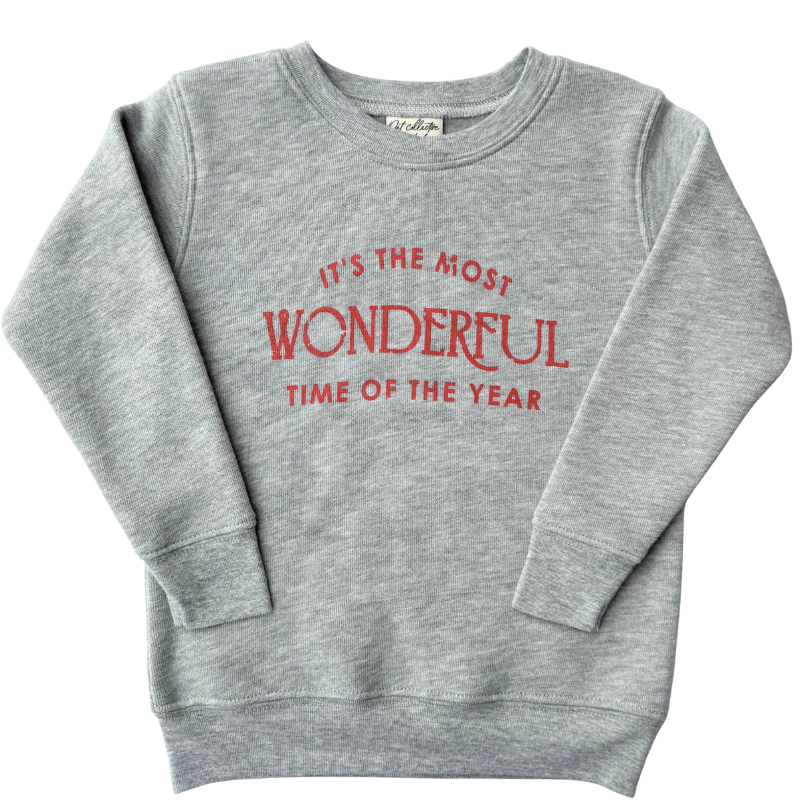 It's the most wonderful time of the year kids sweatshirt