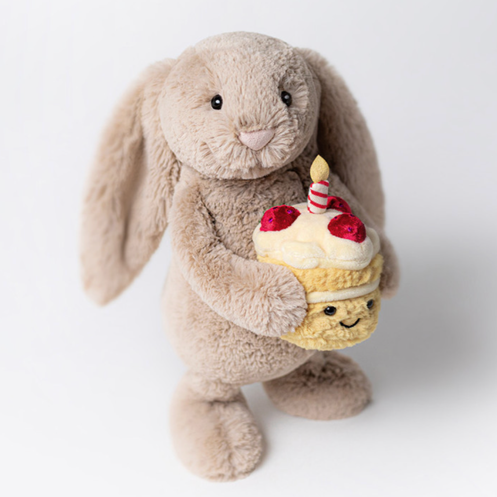 Jellycat Bashful Beige Birthday Bunny