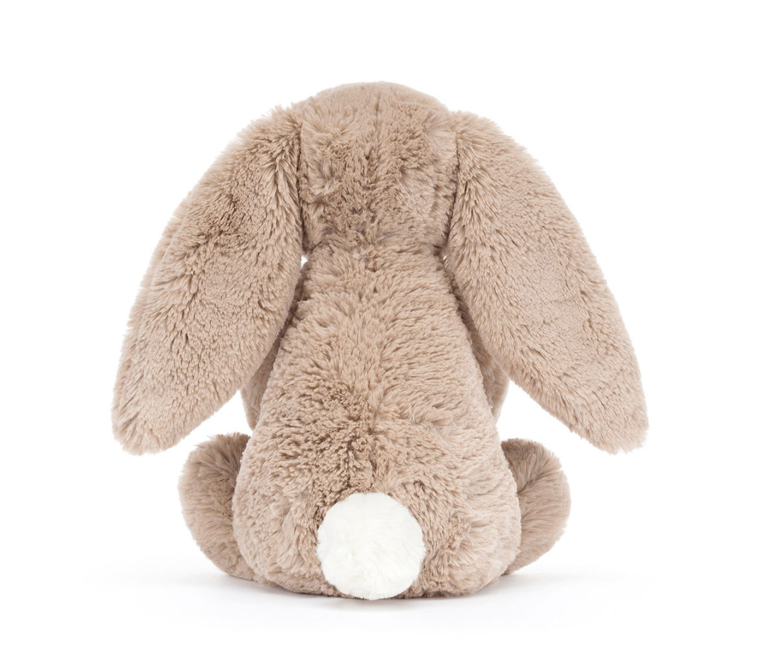 Jellycat Bashful Beige Birthday Bunny back