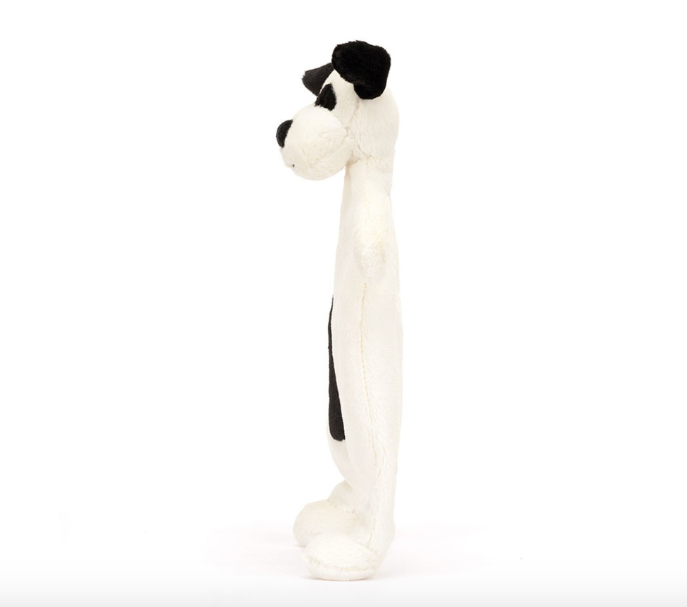 Jellycat Black and Cream Puppy Comforter side