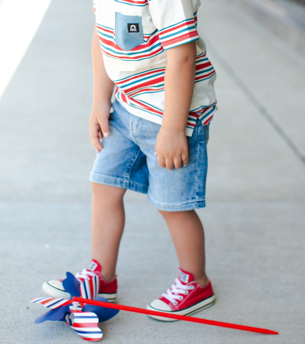 little boys denim shorts