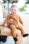 Mebie Baby - French Terry Two-Piece Set in Honey