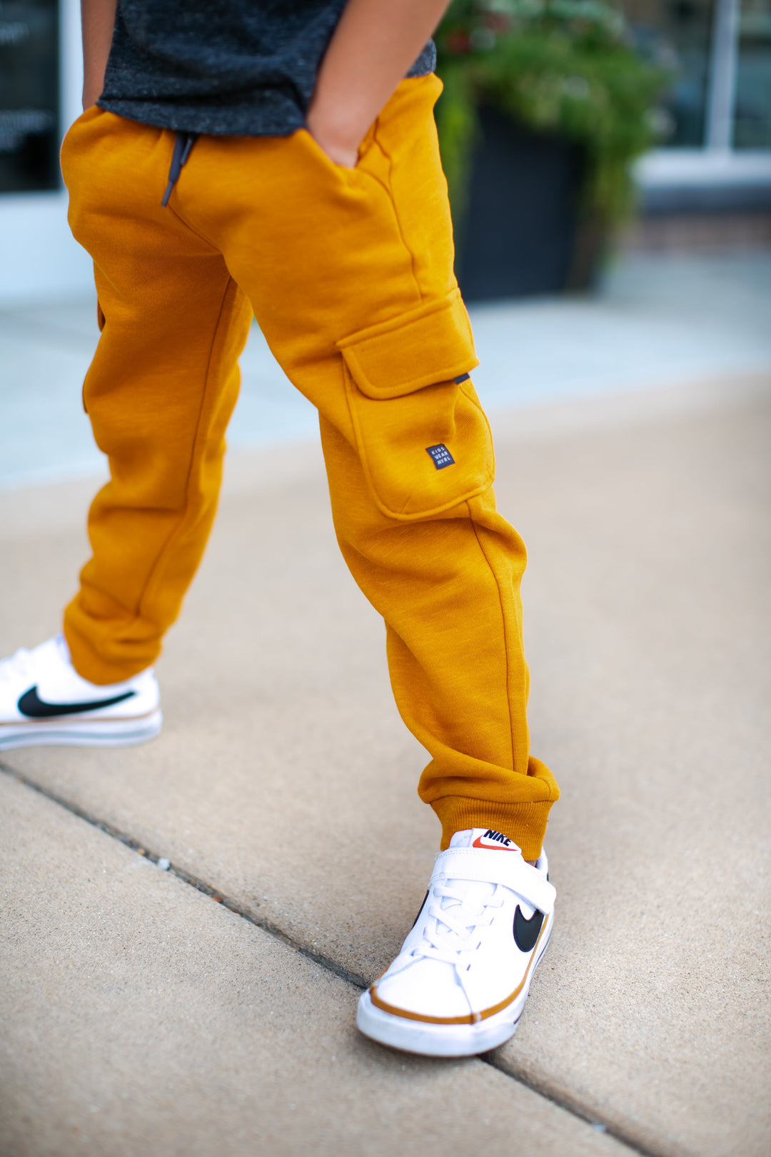 Mayoral - Boys Cargo Pocket Joggers in Ochre