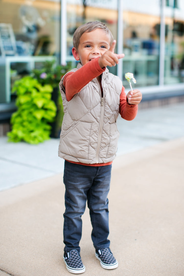 Appaman - Camden Long Sleeve Henley in Spice