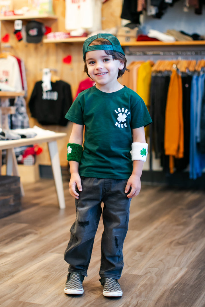 kids St Patrick's Day sweatbands