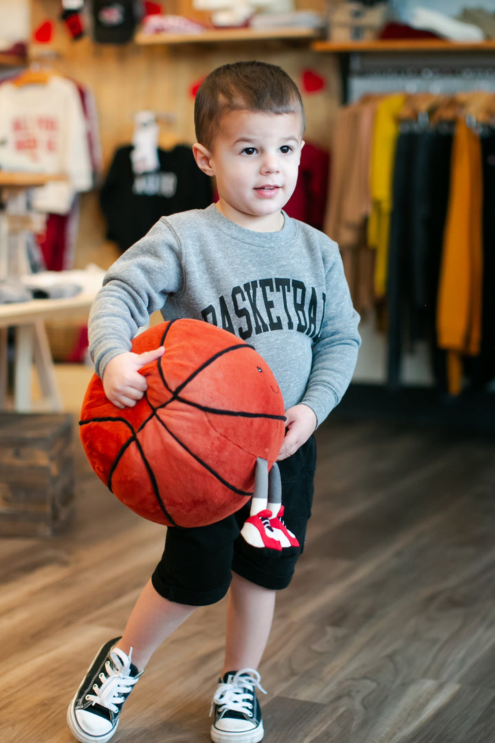 Oat Collective - Basketball Pullover in Heather Grey