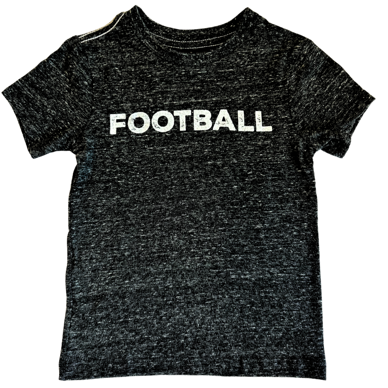 Kids triblend football tshirt