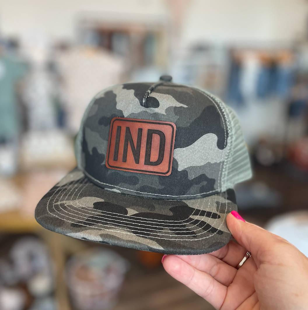 Kids Indiana hat camo