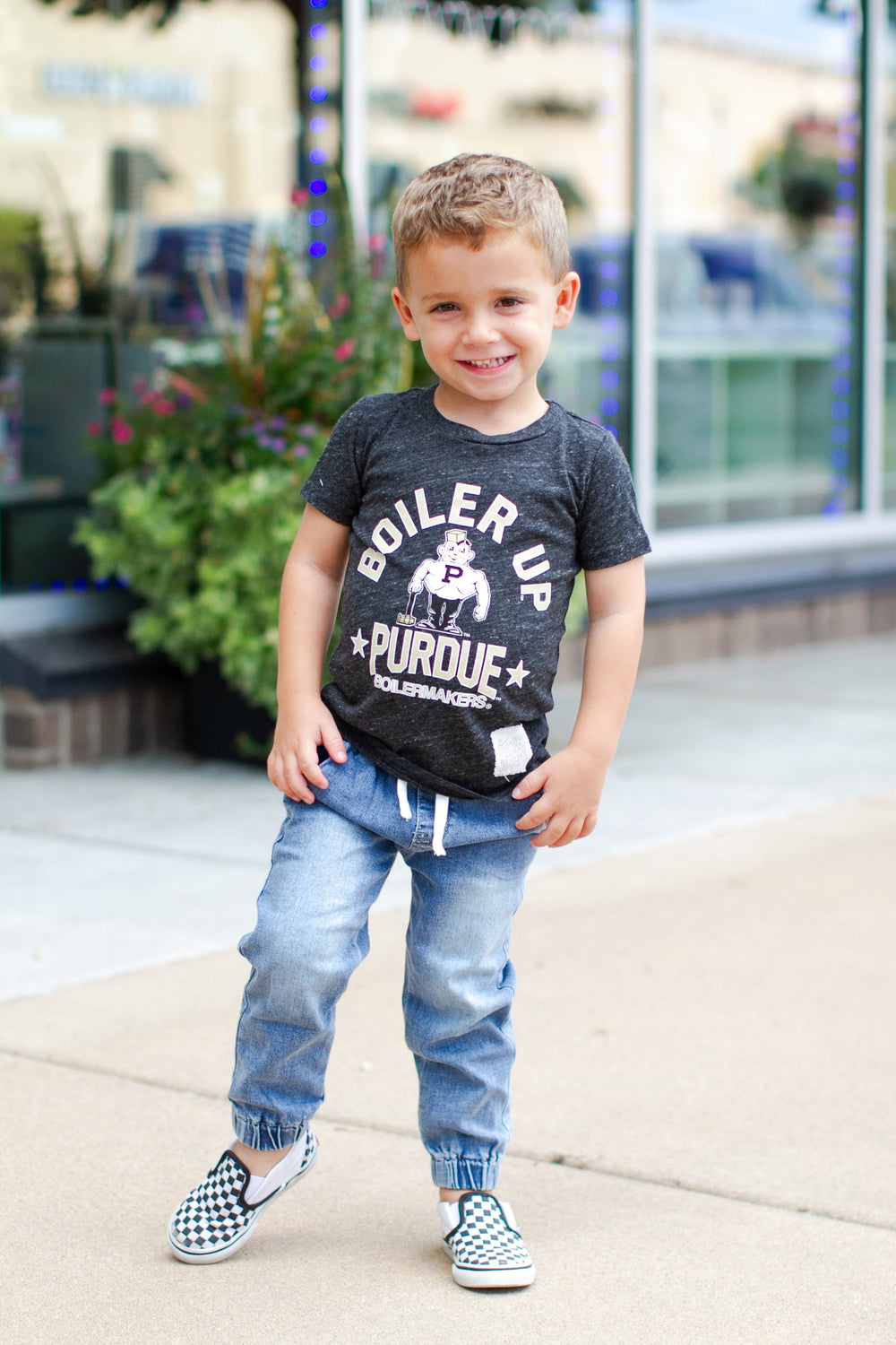 Kids Purdue Boiler Up tee