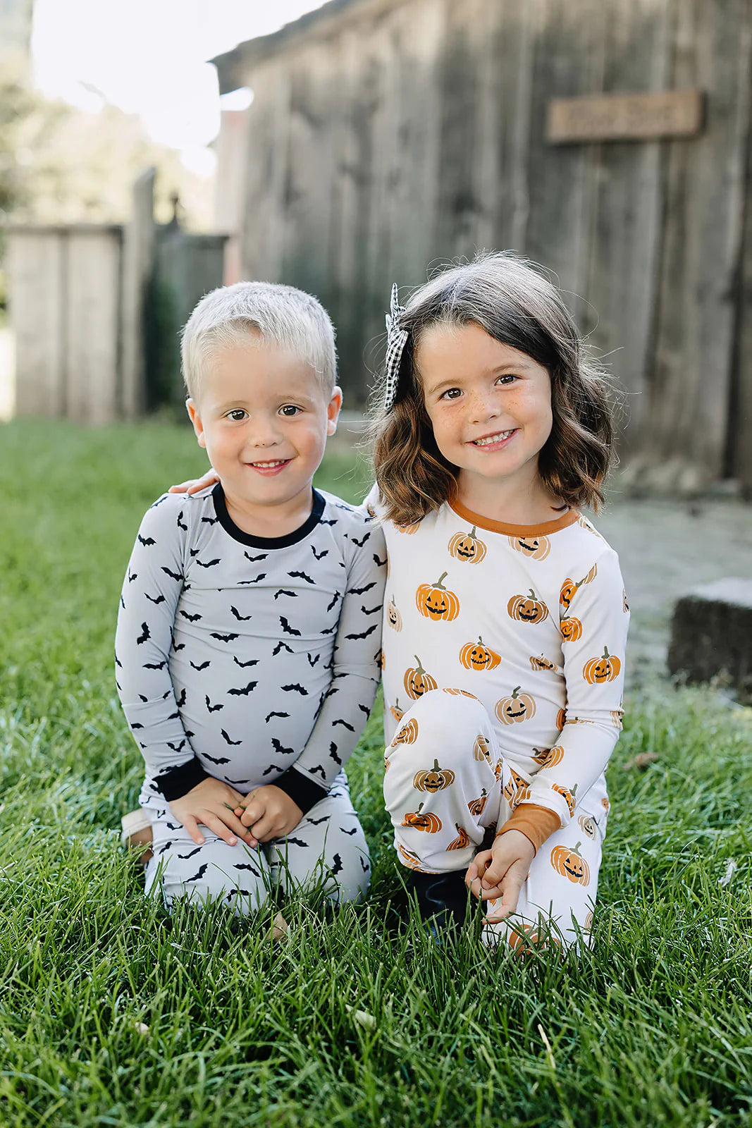 Kids bamboo halloween pajamas