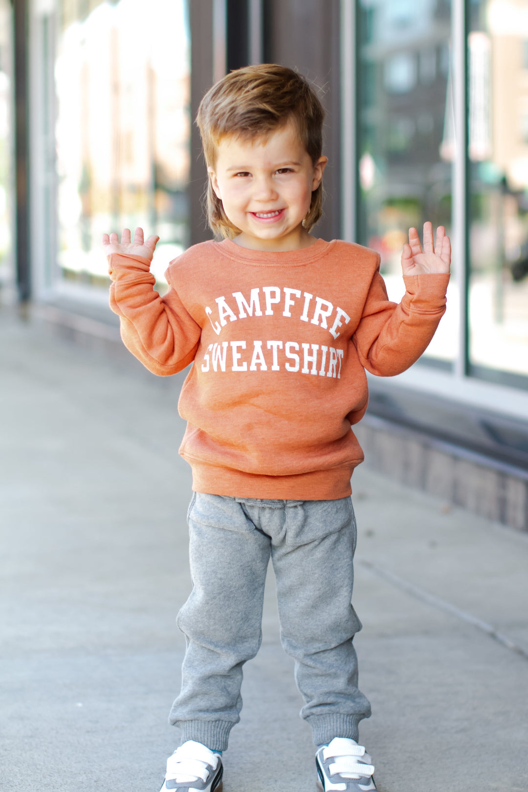 Kids campfire sweatshirt