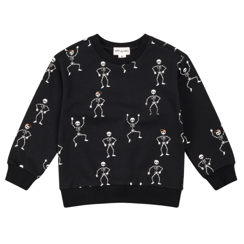 Kids glow in the dark skeleton sweatshirt