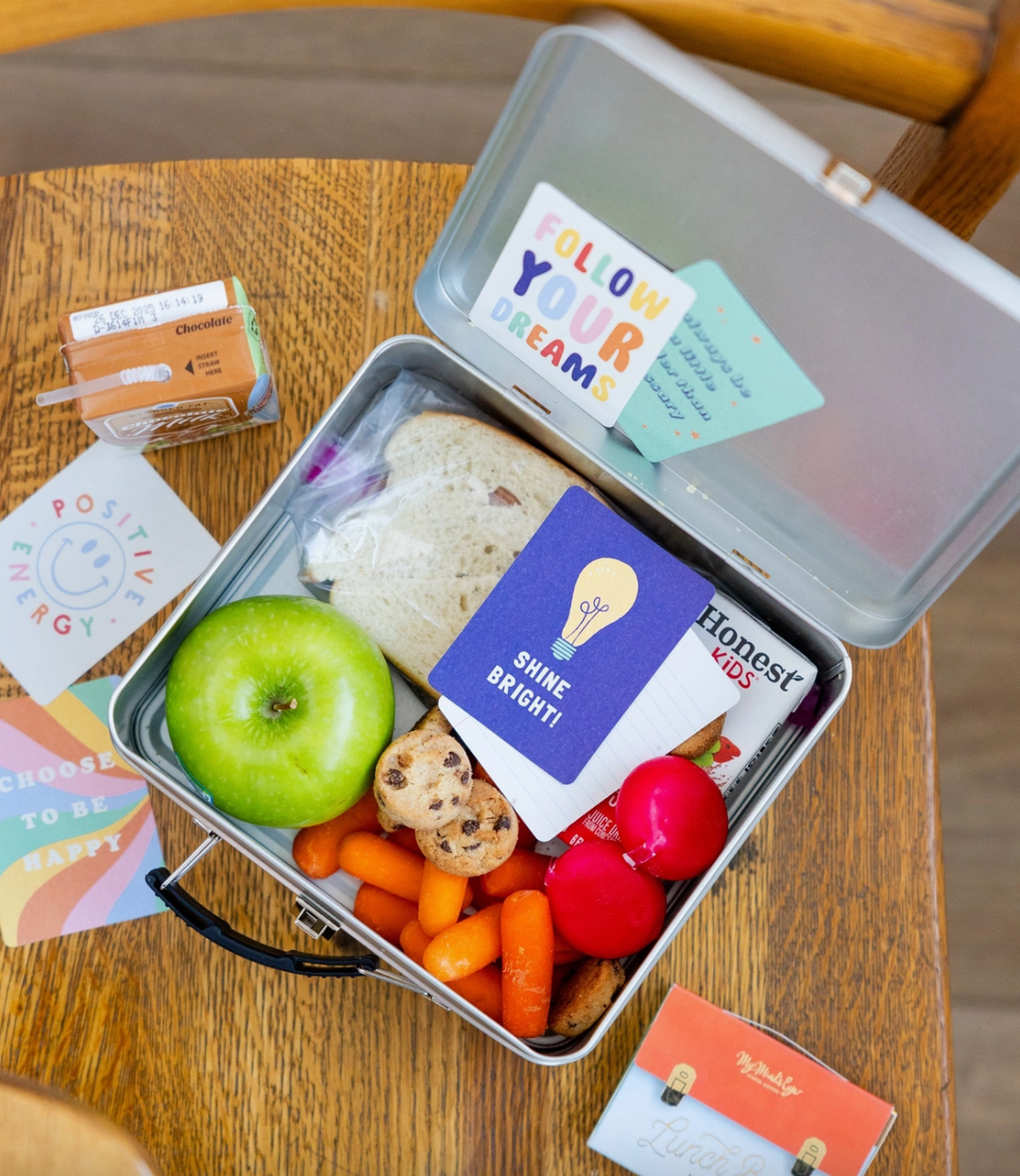 Kids lunch box notecards