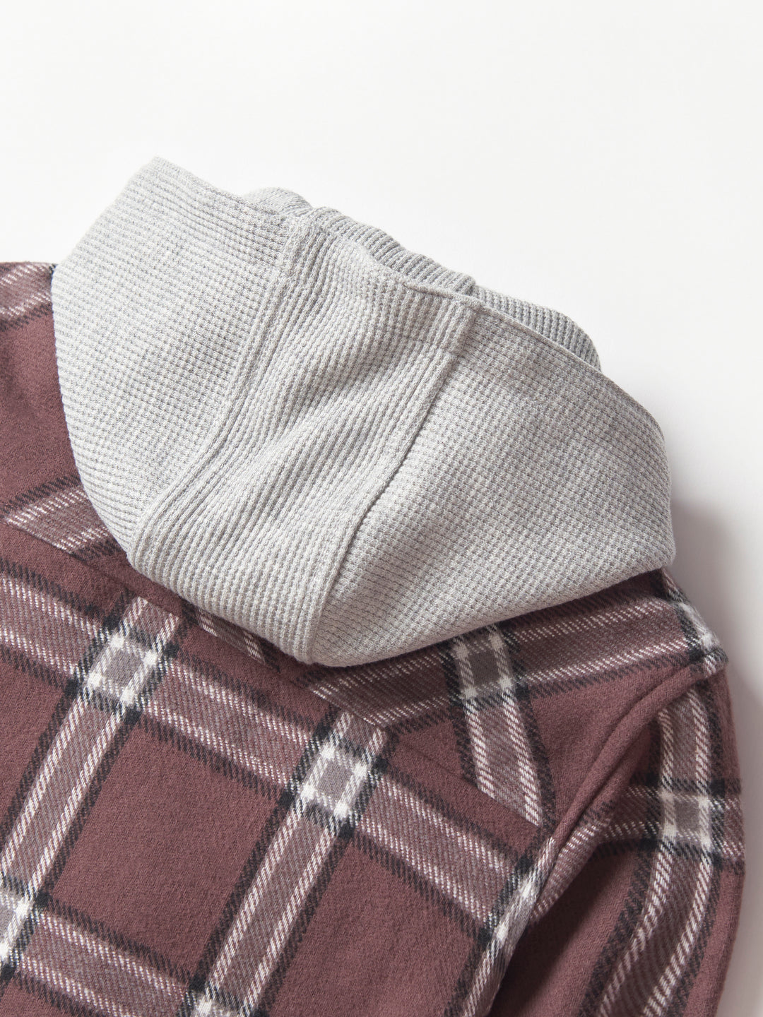 Little Bipsy - Plaid Hooded Flannel in Huckleberry