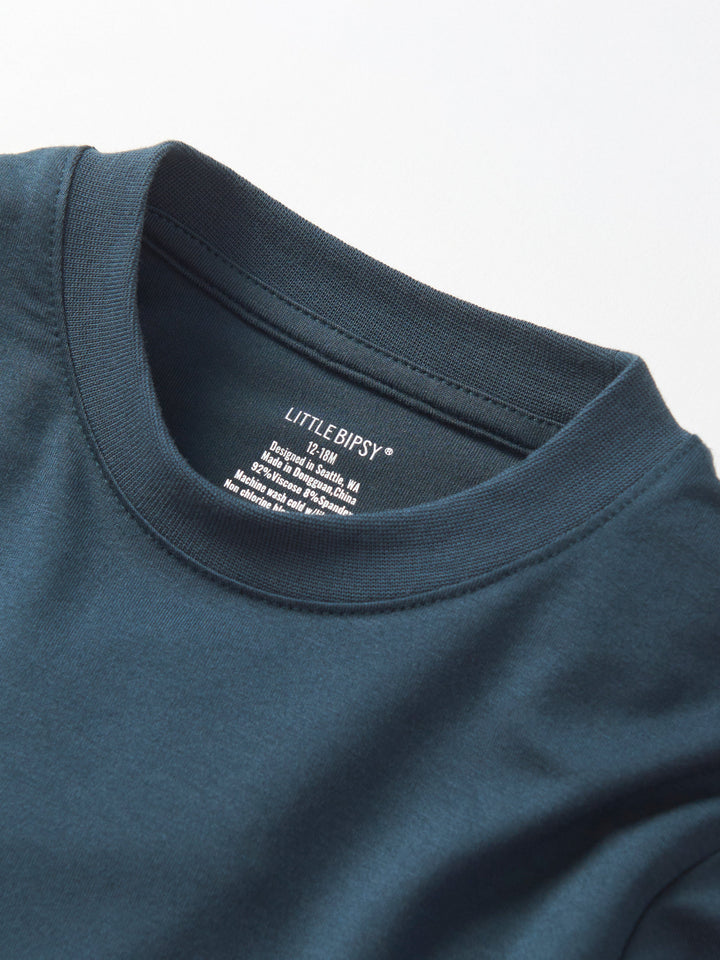 Little Bipsy - Over-sized Bamboo Tee in Night Fall