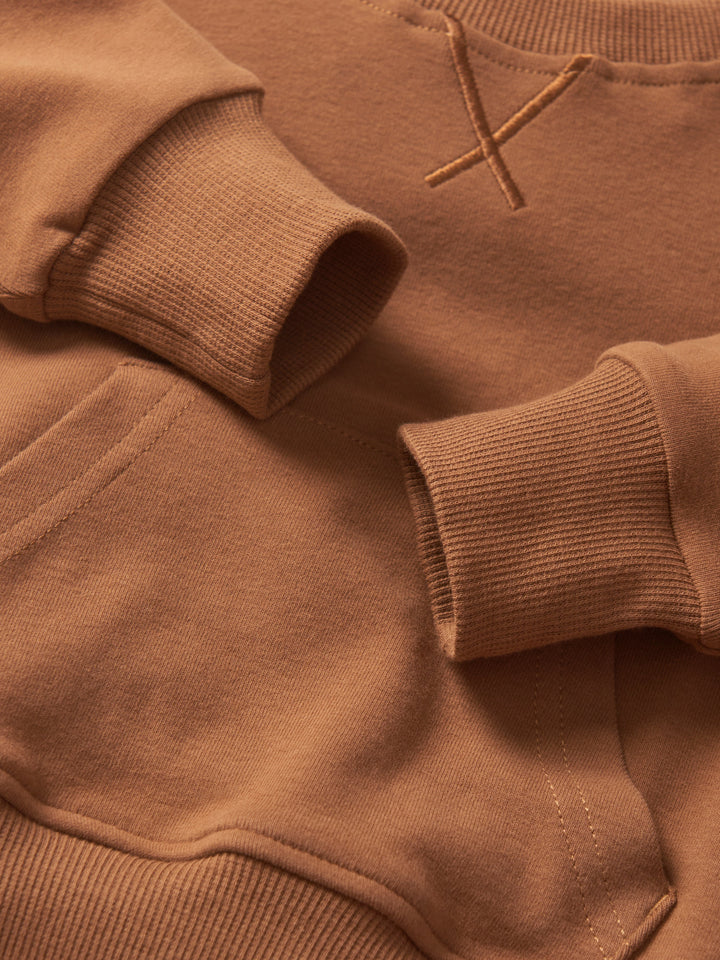 Little Bipsy - Pocket Pullover in Chestnut