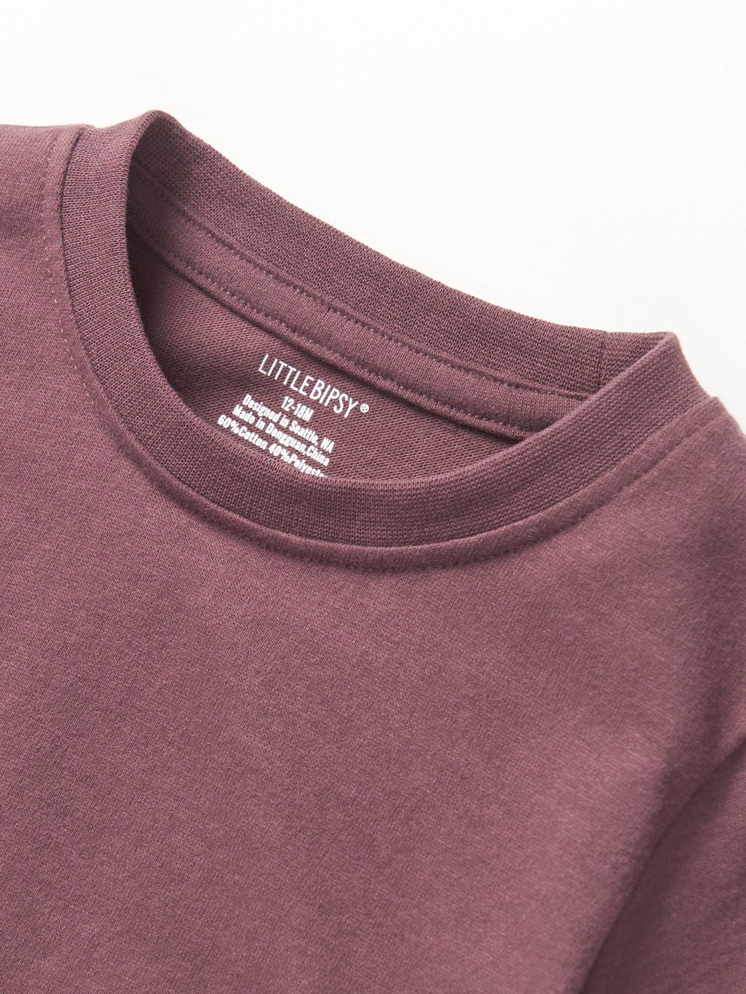 Little Bipsy elevated tee purple