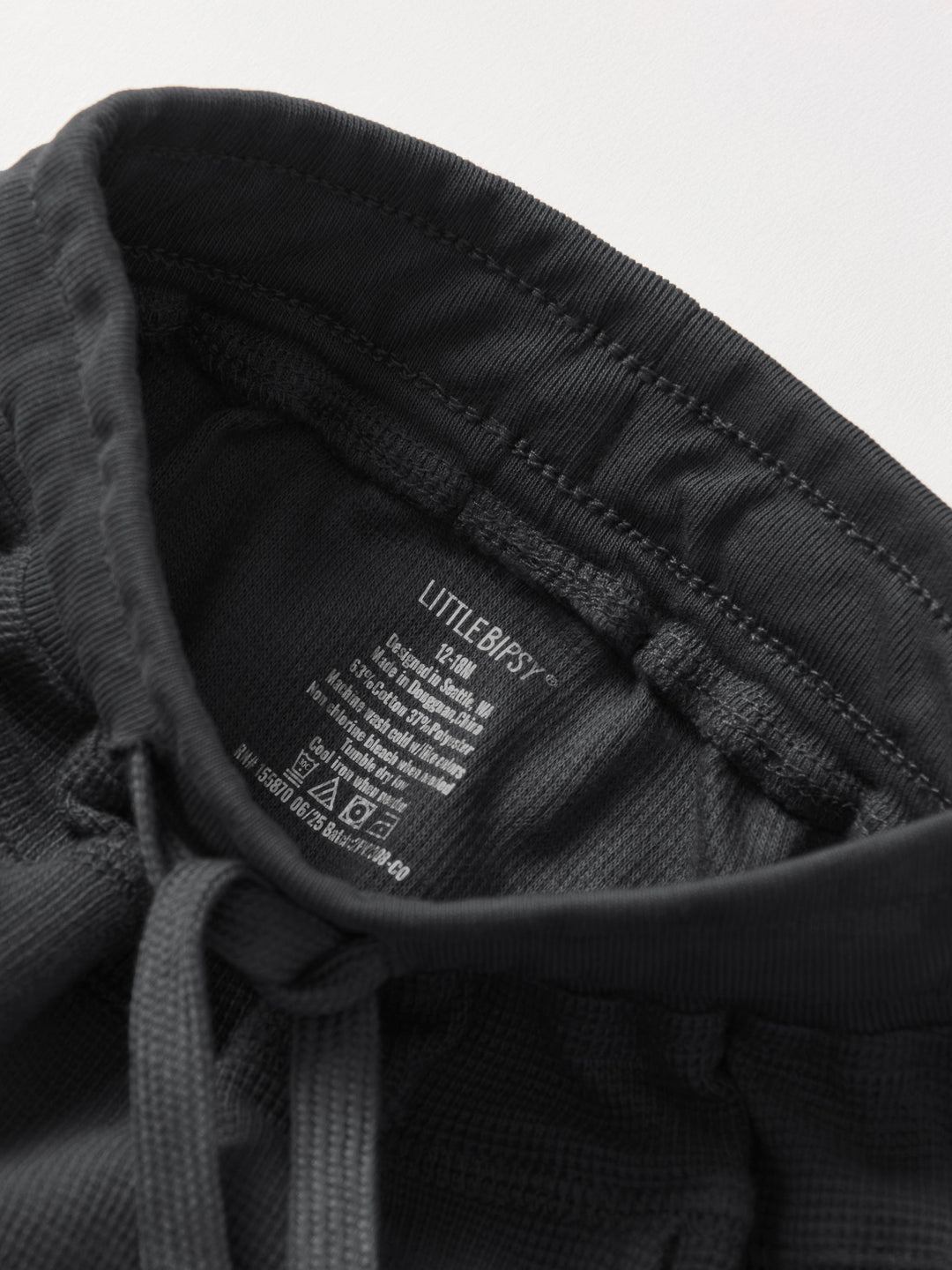 Little Bipsy - Waffle Joggers in Shadow