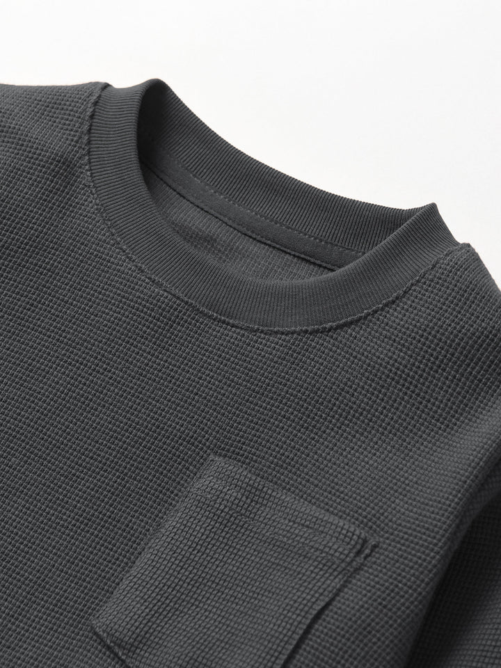 Little Bipsy - Waffle Top in Shadow