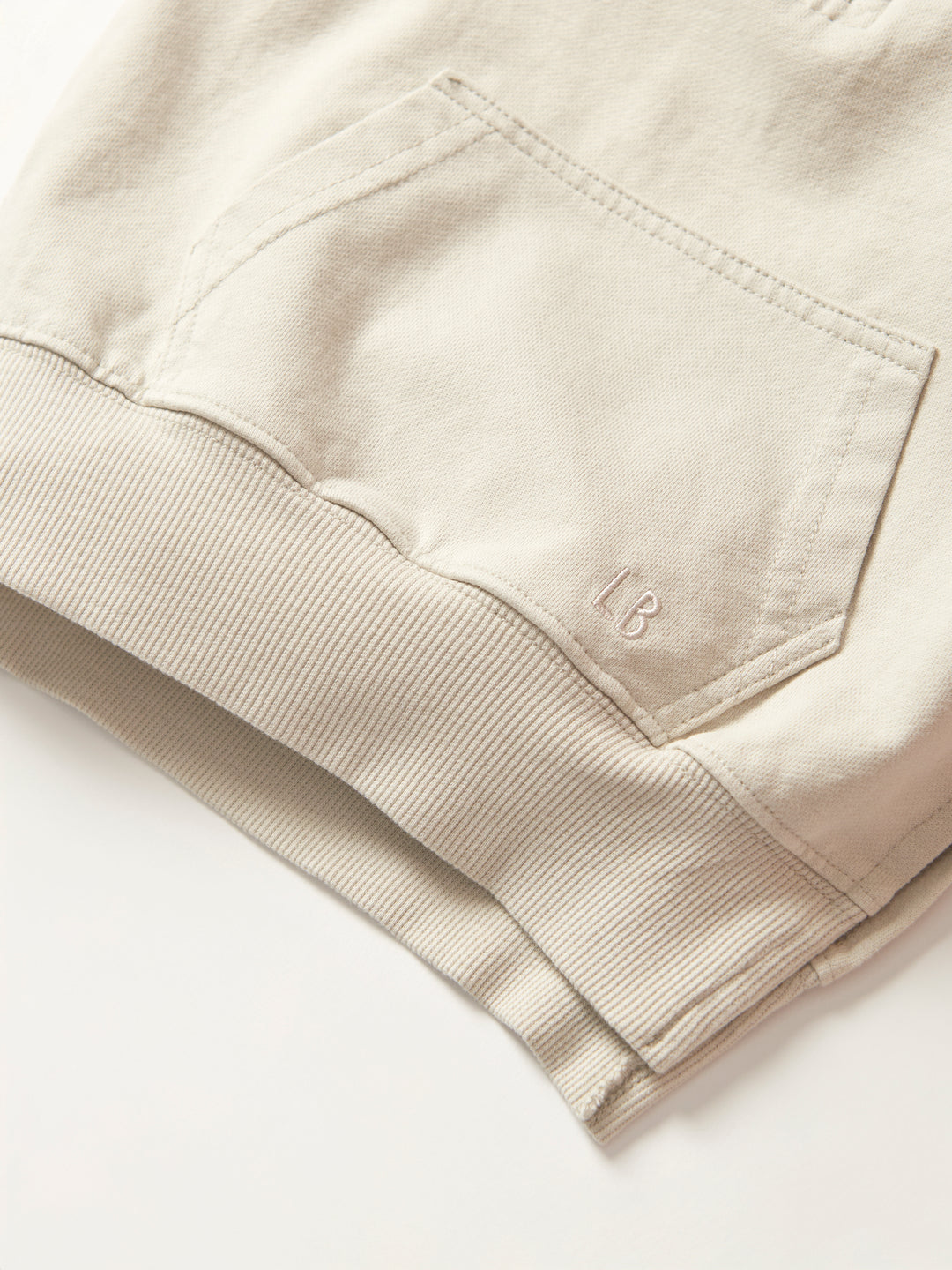 Little Bipsy - Quarter Zip Pullover in Almond Wash