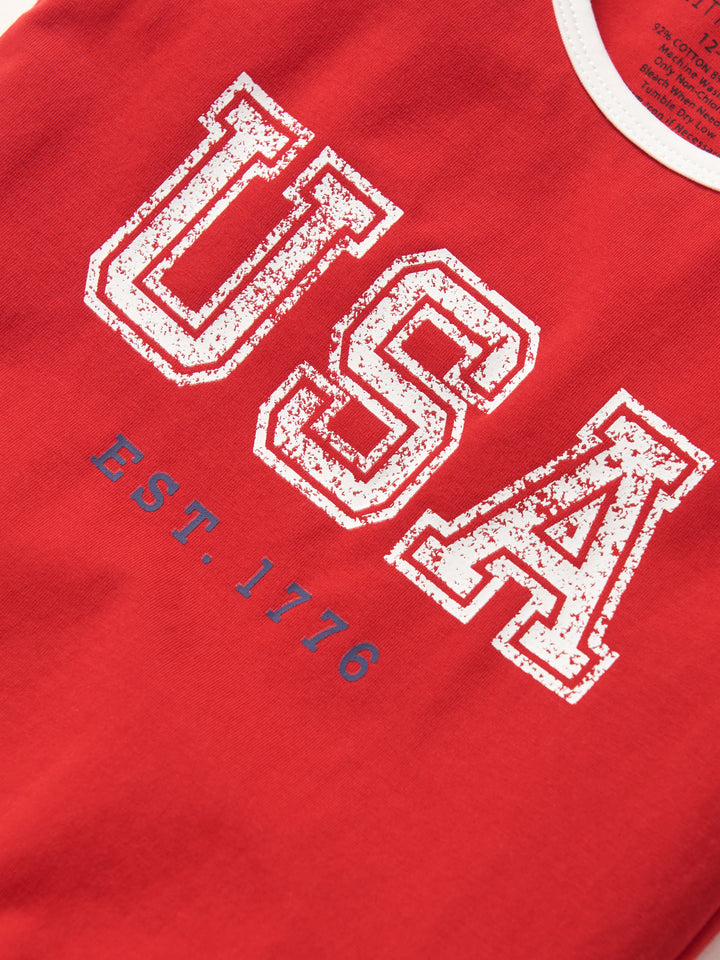 Little Bipsy - USA Tank Top in Red