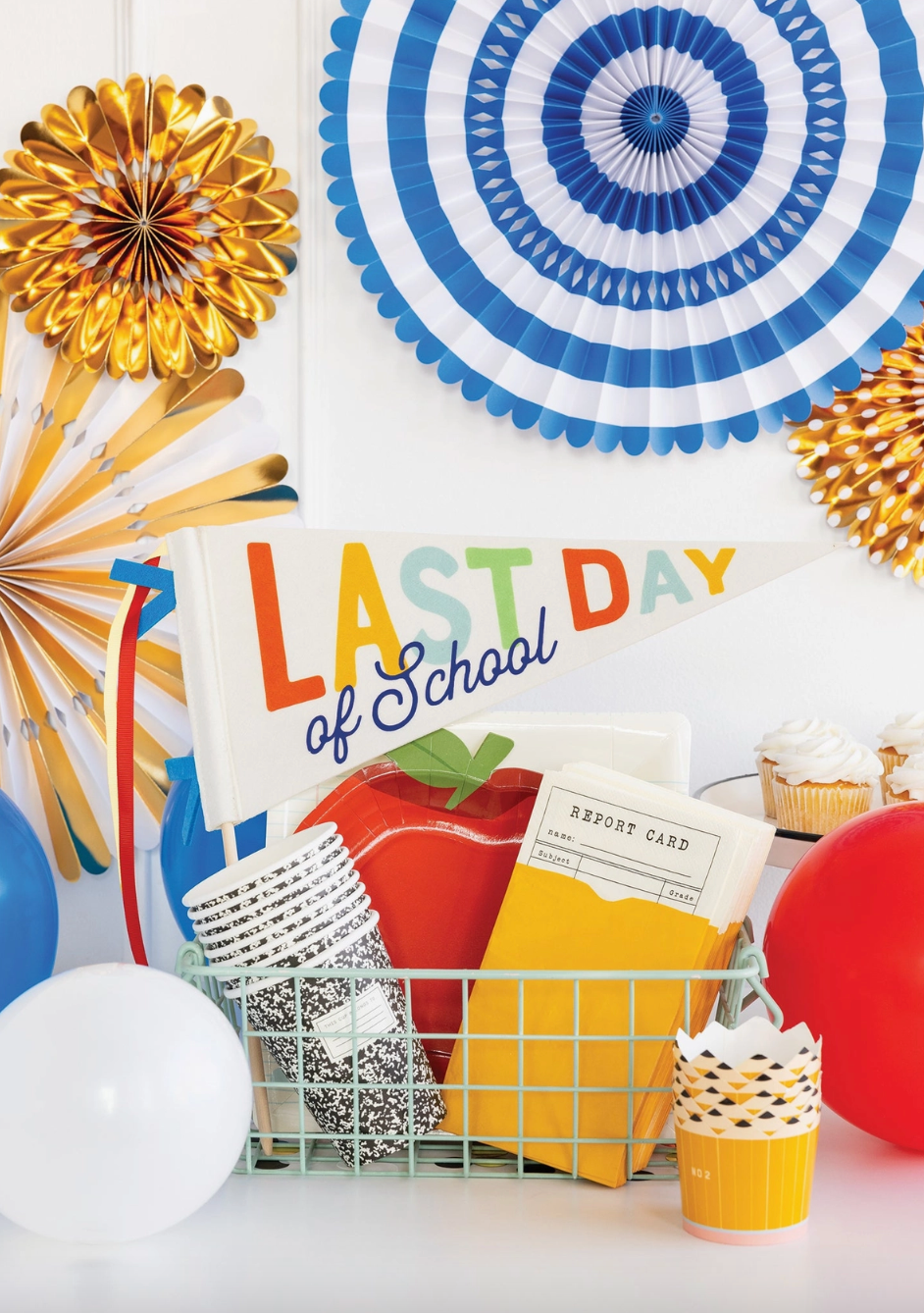 Last Day of school kids pennant