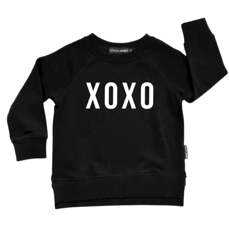 Lenox James XOXO black sweatshirt