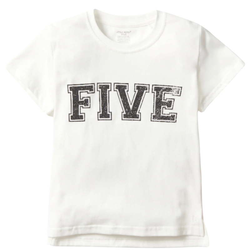 Little Bipsy - Birthday Elevated Tees in White