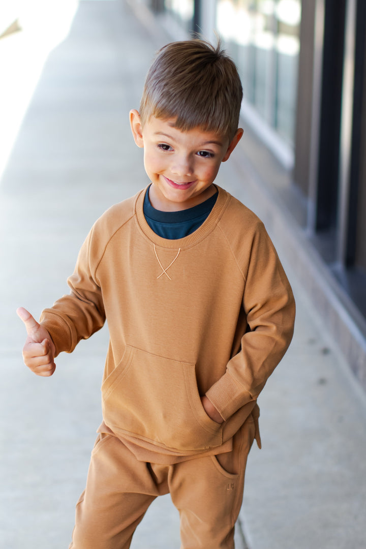 Little Bipsy Caramel pullover