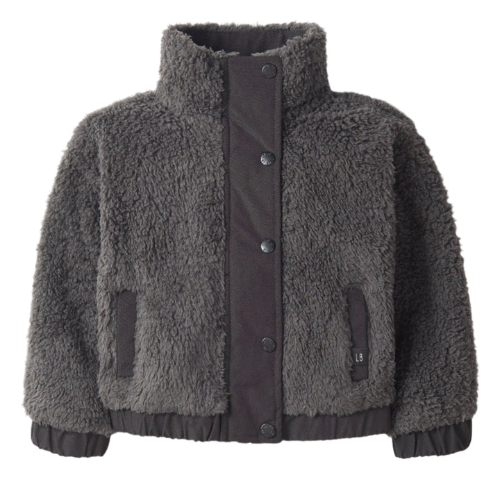 Little Bipsy Sherpa jacket in smoke