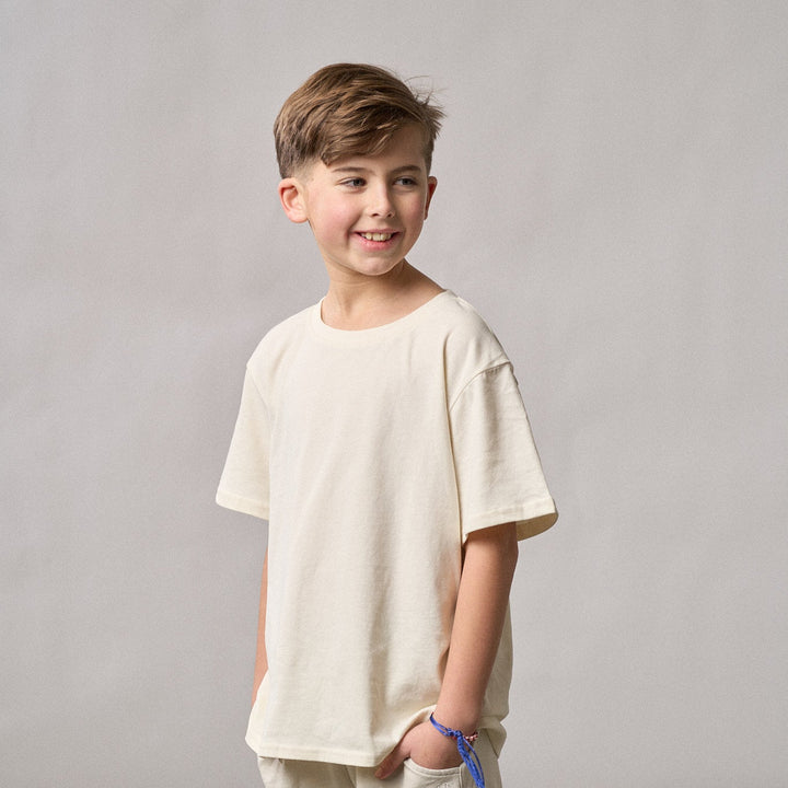 Little Bipsy almond elevated tee