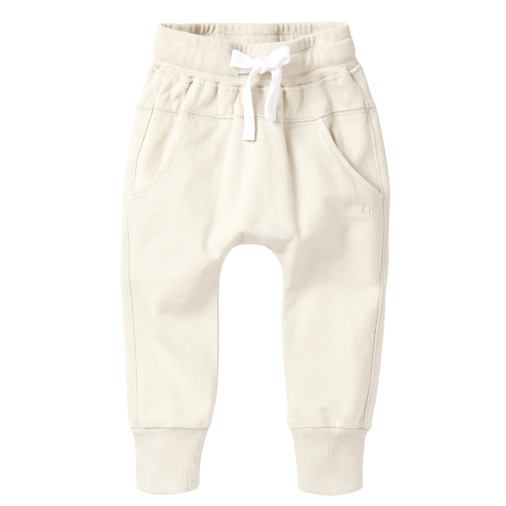 Little Bipsy almond wash joggers