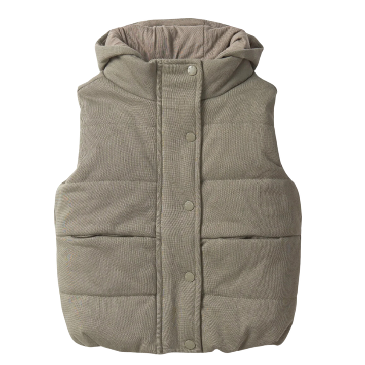 Little Bipsy army green vest