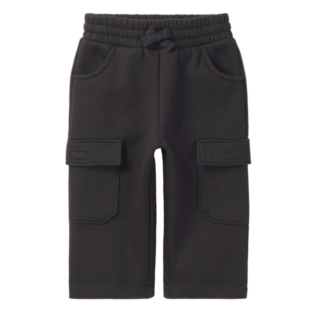 Little Bipsy black cargo sweatpants